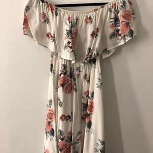 Elegant off the shoulder dress